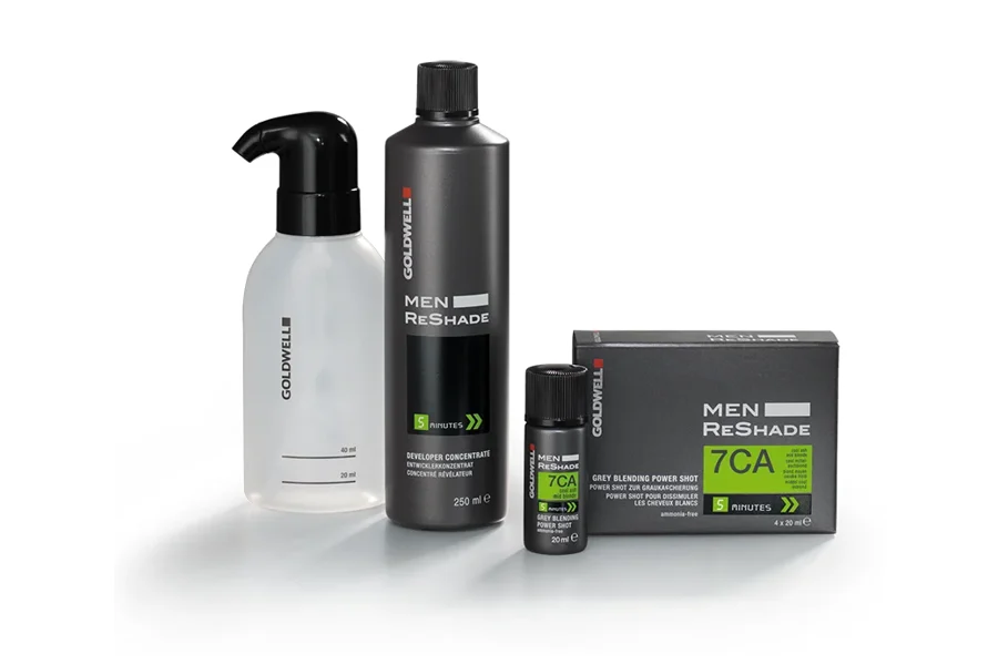 GOLDWELL Men ReShade – Grey Blending Power Shot, ammoniakfrei, in 5 Minuten