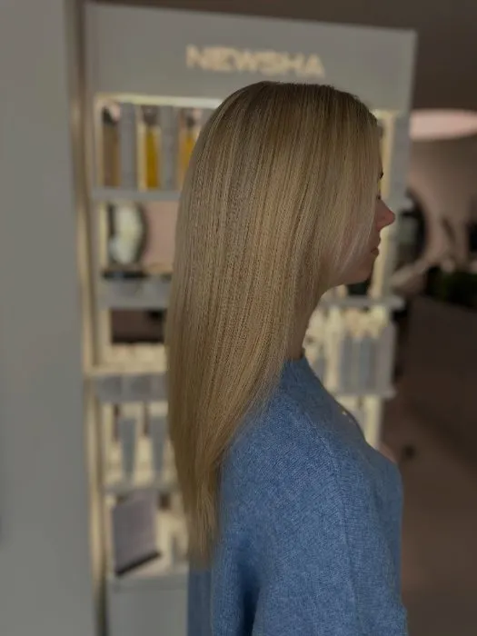 Glänzendes Blond