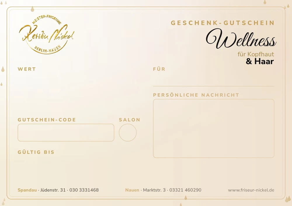 Motiv „Wellness für Kopfhaut & Haar“