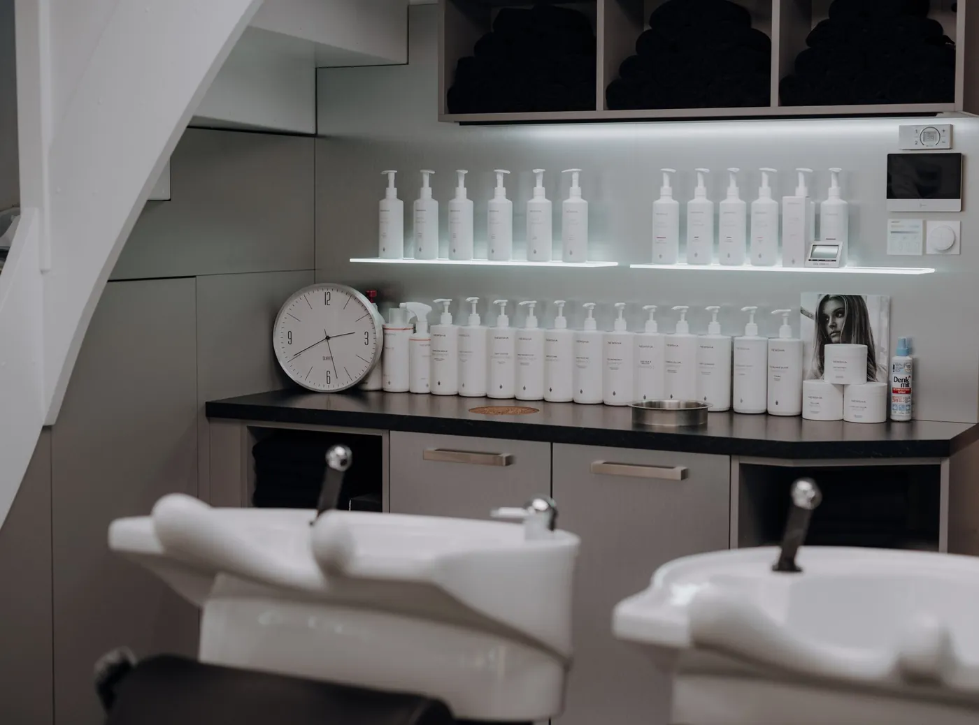 Arbeitsplatz im Salon Nauen